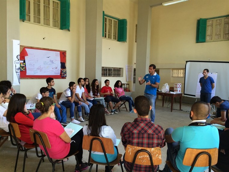 The NGO Sakker El Dekkene Take Part in a Summer Camp for Teenagers